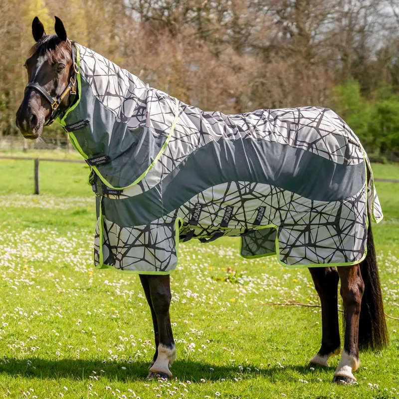 Amigo 3-In-1 Camofly Plus Detach-A-Neck Waterproof Fly Rug - Lime