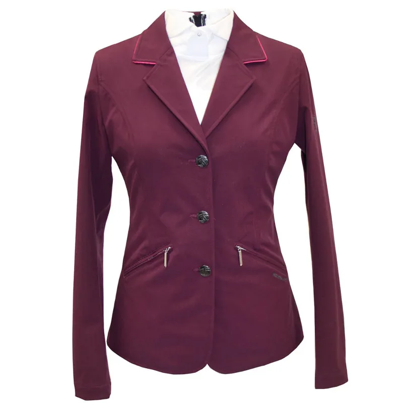 Horseware Ladies Competition Show Jacket - Berry-1