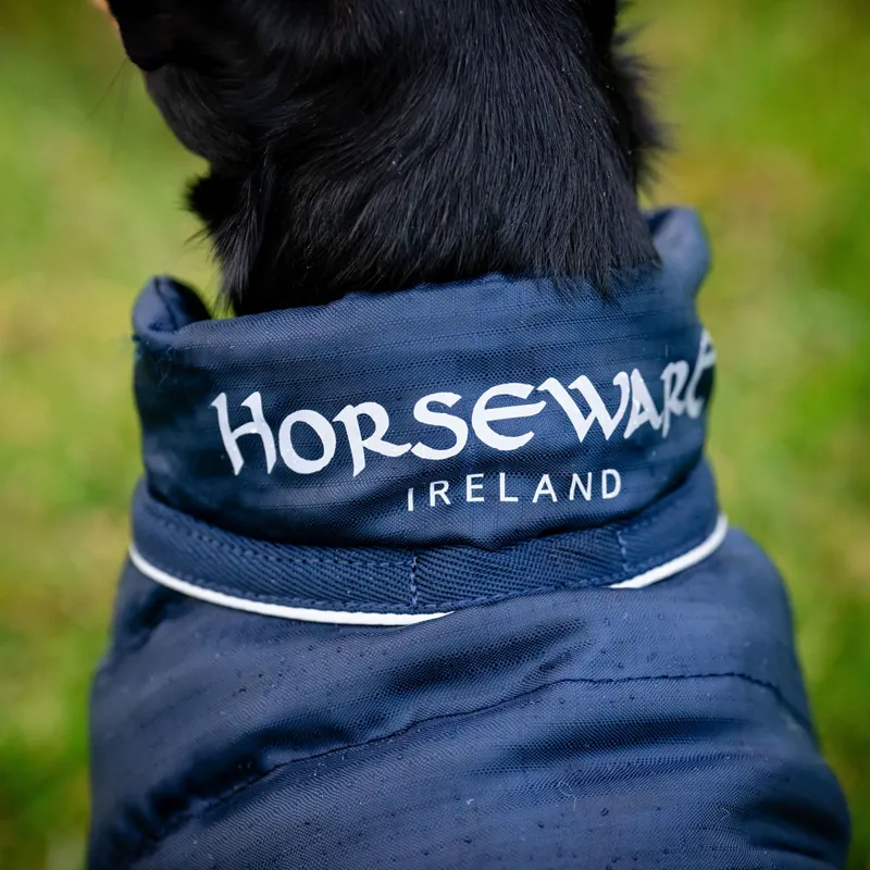 Horseware Signature Dog Rain Coat - Navy-4