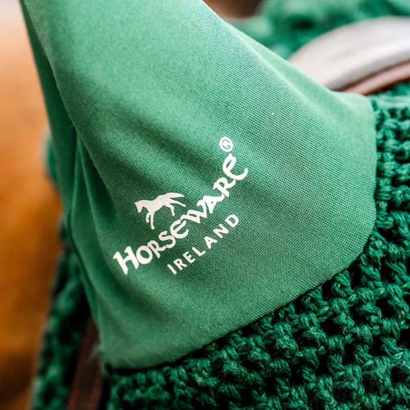 Horseware Signature Ear Net - Hunter Green-2
