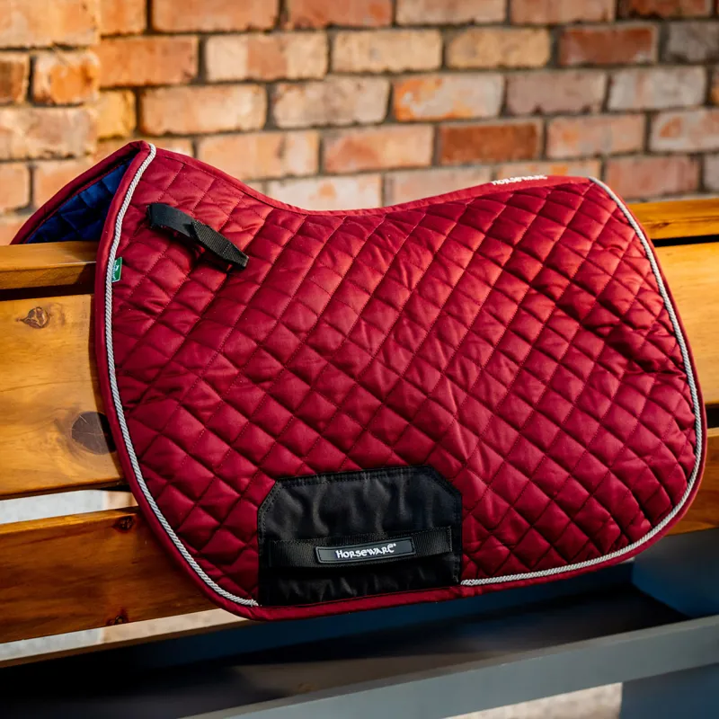 Horseware Signature Jumping Saddlecloth - Burgundy