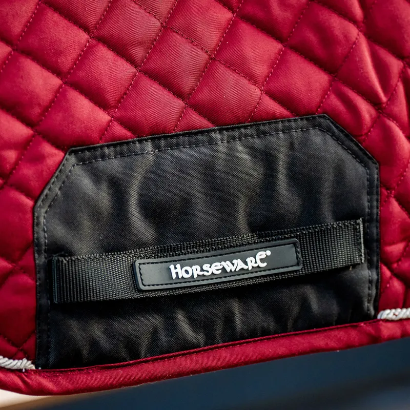 Horseware Signature Dressage Saddlecloth - Burgundy-1