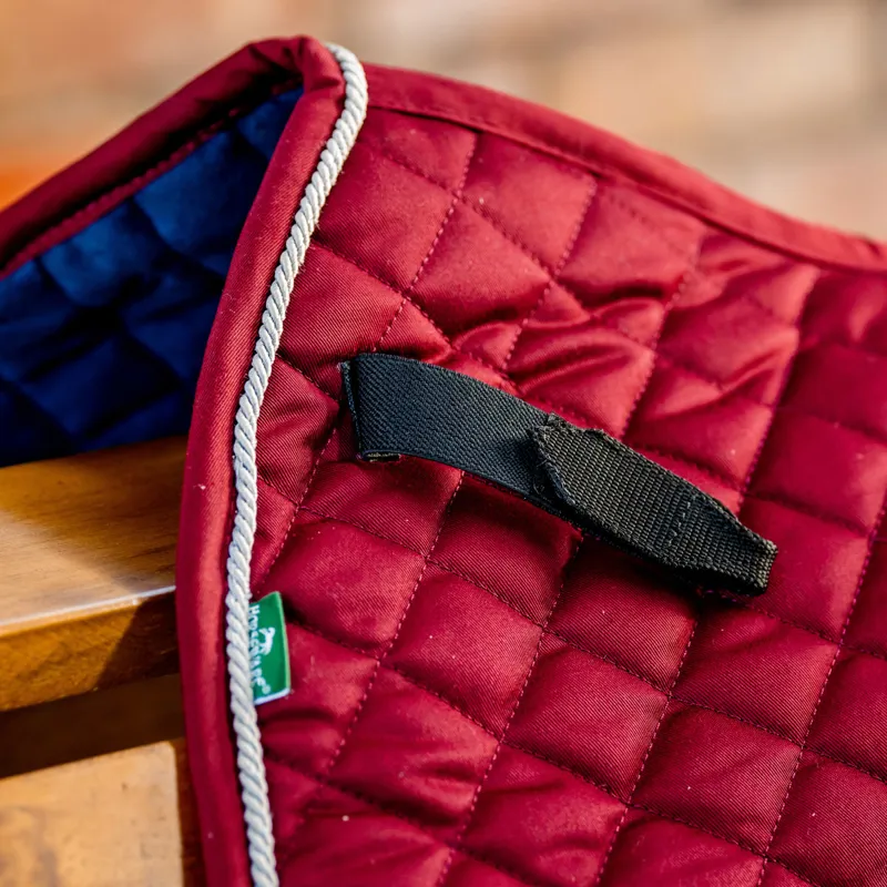 Horseware Signature Dressage Saddlecloth - Burgundy-2