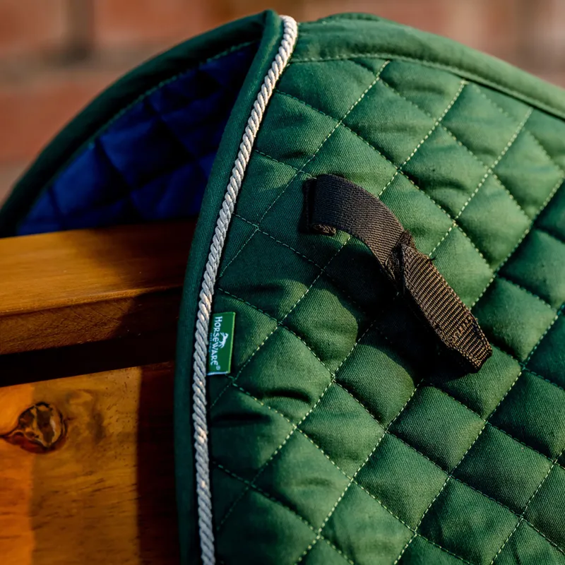 Horseware Signature Jumping Saddlecloth - Hunter Green-2
