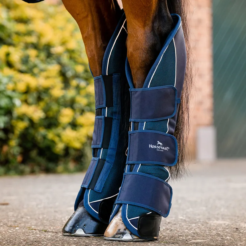 Horseware Signature Travel Boots - Navy-2
