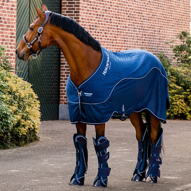 Horseware Signature Travel Boots - Navy-4