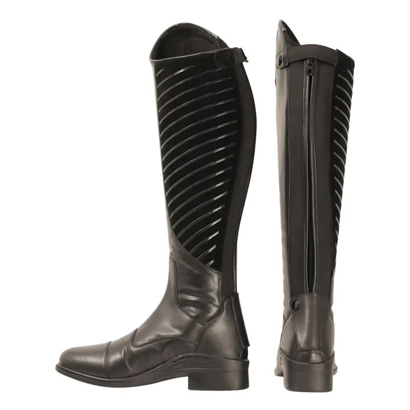 Hy Equestrian Tellaro Adults Tall Riding Boots - Black-1
