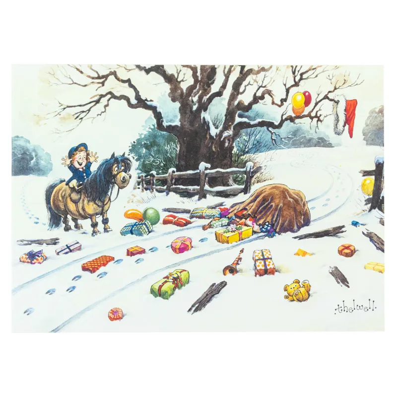 Hy Equestrian Thelwell Christmas Cards - 8 Pack-5