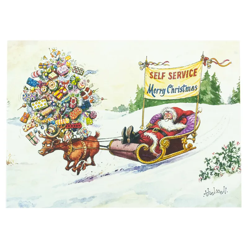 Hy Equestrian Thelwell Christmas Cards - 8 Pack-7