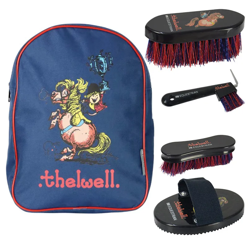 I Love My Pony/ Thelwell/merry go round Complete kids Grooming Kit Rucksack 