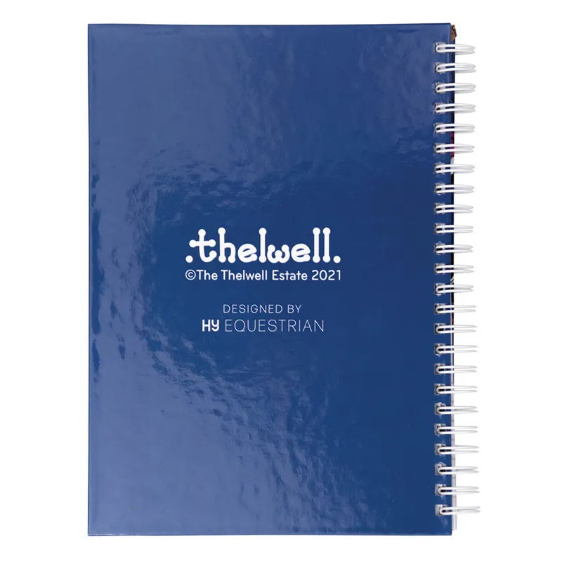 Hy Equestrian Thelwell Collection A5 Lined Notebook - Thelwell Race/Blue-2