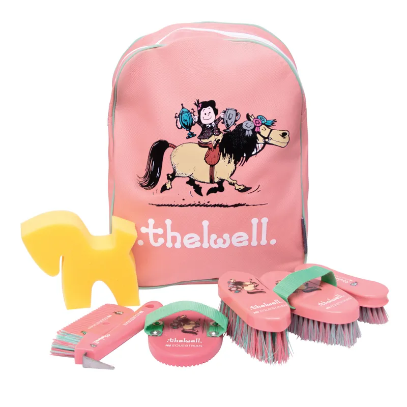 Hy Equestrian Thelwell Collection Rucksack and Grooming Kit - Trophy