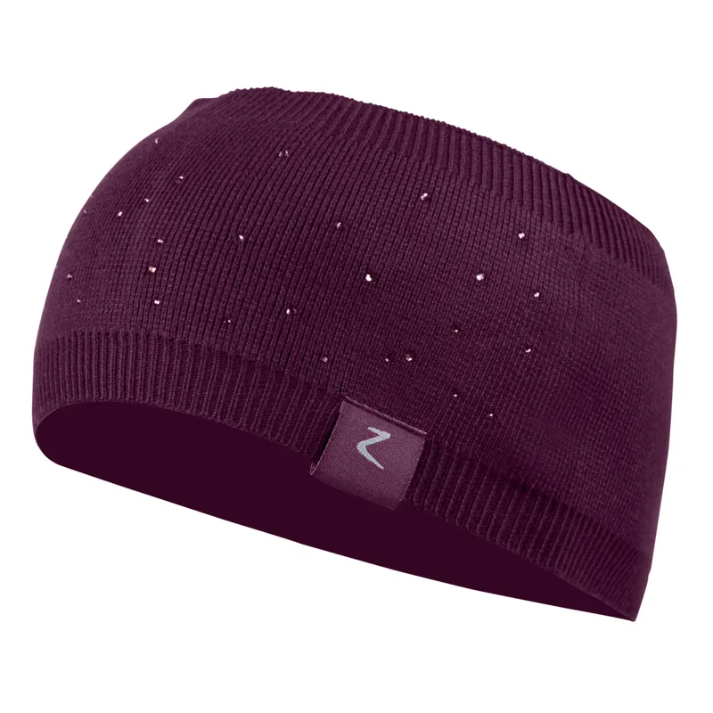 Horze Rhona Knit Winter Headband - Prune Purple