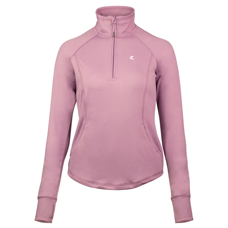 Horze Andie Ladies Technical Top - Deep Orchid