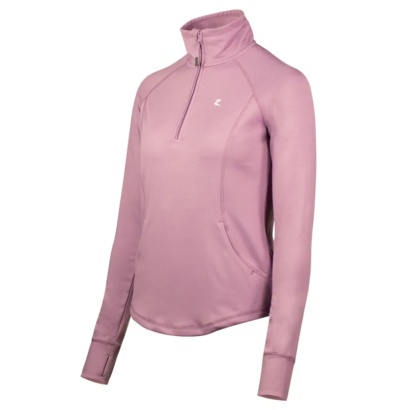 Horze Andie Ladies Technical Top - Deep Orchid-1