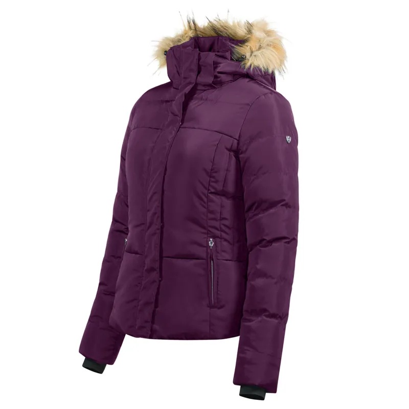 Horze Camilla Ladies Padded Jacket - Prune Purple-1