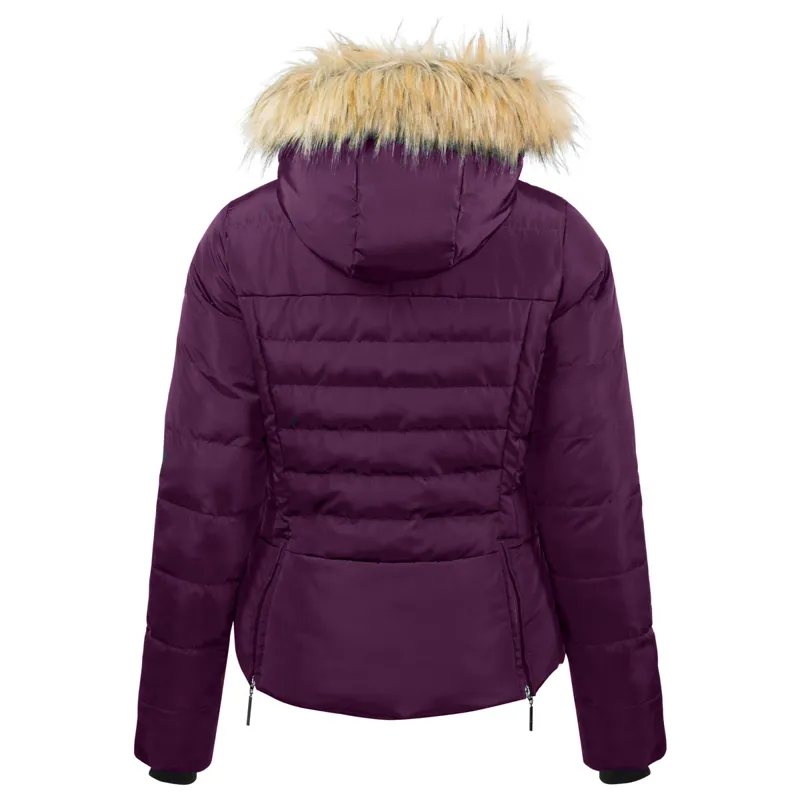Horze Camilla Ladies Padded Jacket - Prune Purple-2