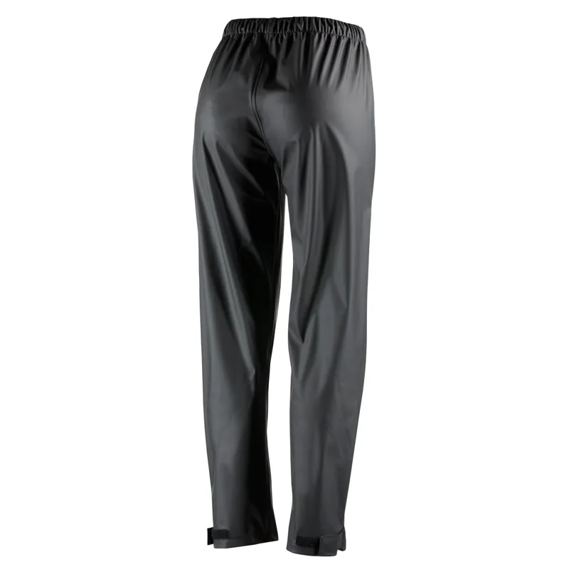 Horze Billie Waterproof PU Ladies Trousers - Black-1