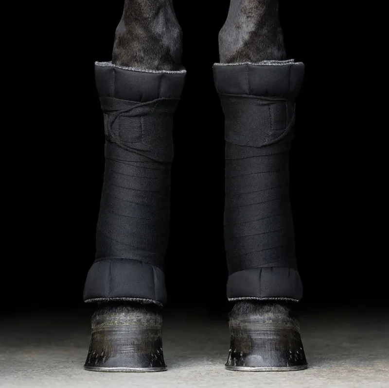 Incrediwear Equine Circulation Standing Wraps - Black-1