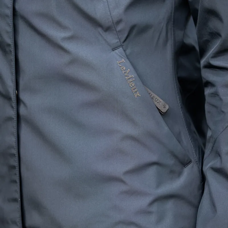 LeMieux Isla Ladies Short Waterproof Jacket - Navy-8