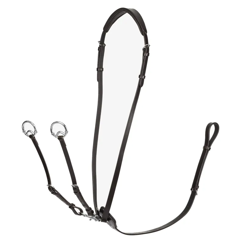 LeMieux Kudos Running Martingale - Havana/Silver