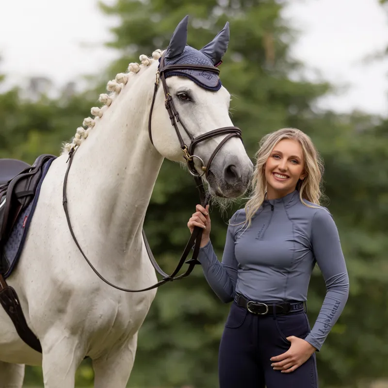 LeMieux Ladies Base Layer - Jay Blue-3