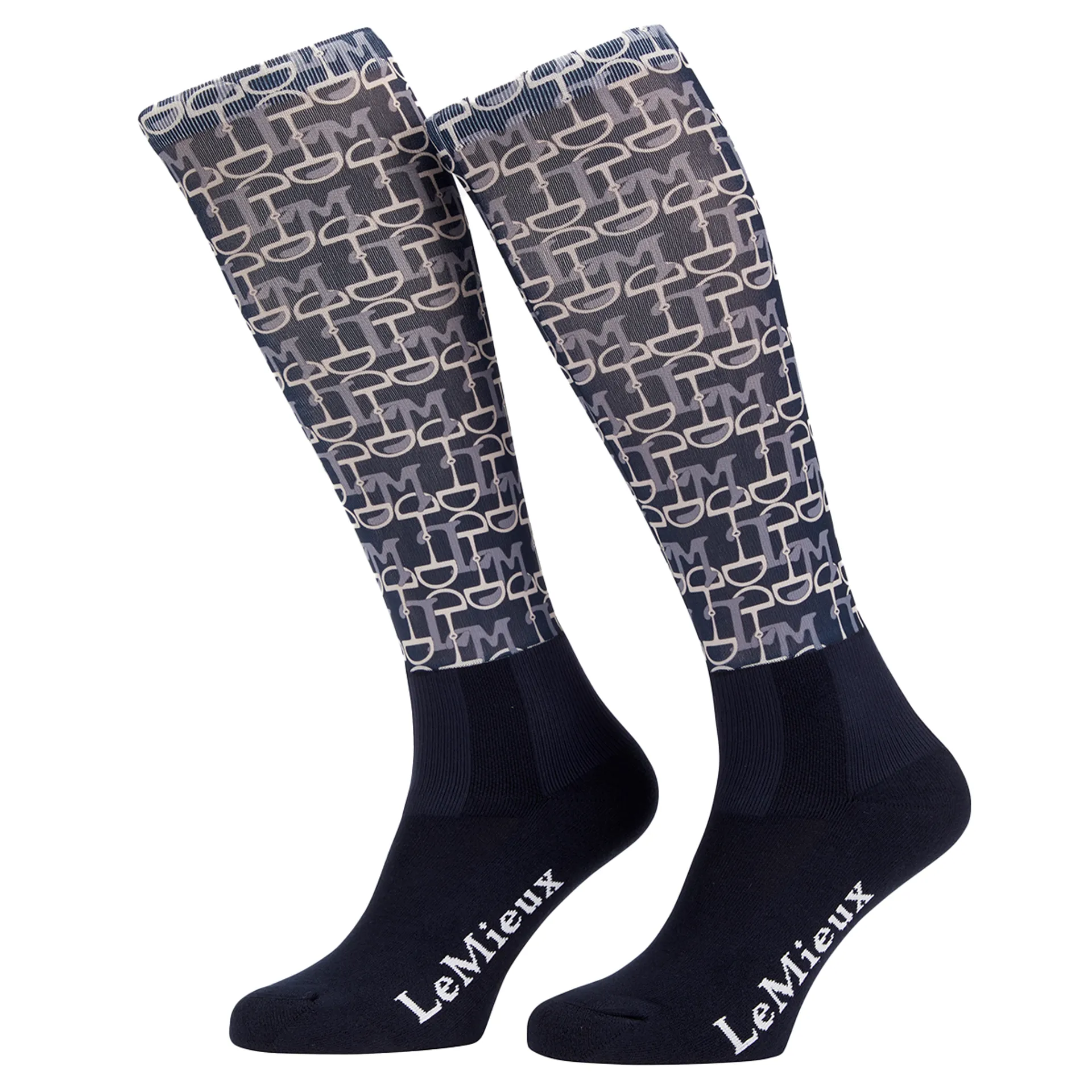 LeMieux Footsie Kids Tall Riding Socks - Florence Navy