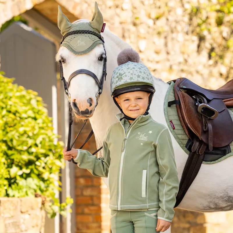 LeMieux Mini Mari Zip Through Junior Sweatshirt - Thyme-2