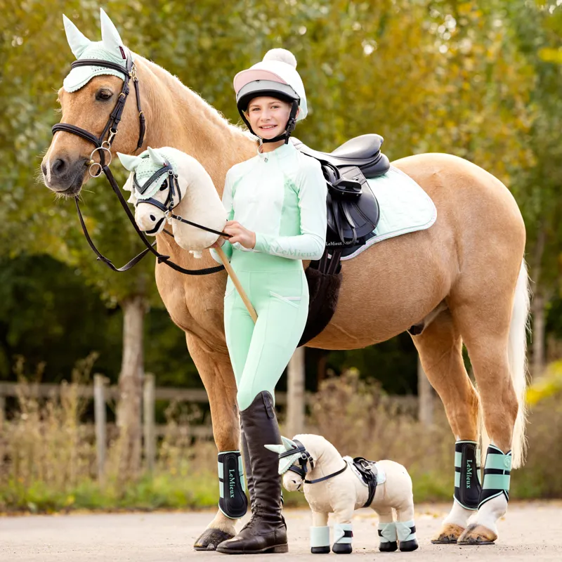 LeMieux x Harlow Grafter Brushing Boots - Softmint-3