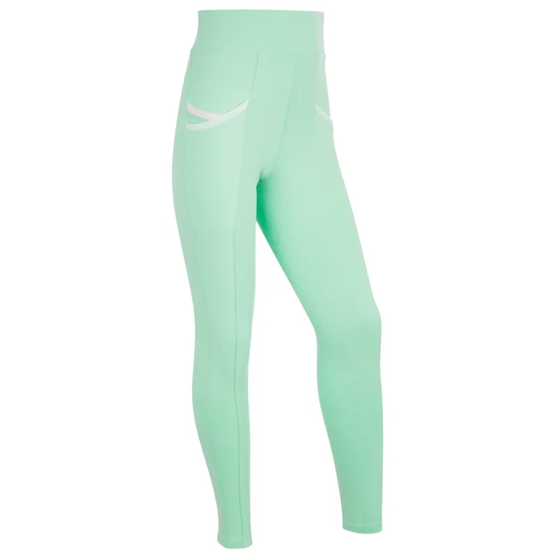 LeMieux x Harlow Pull On Full Grip Junior Breeches - Softmint