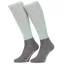 LeMieux x Harlow Footsie Junior Tall Riding Socks - Softmint