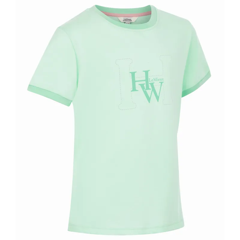 LeMieux x Harlow Junior Girls Tee - Softmint-1