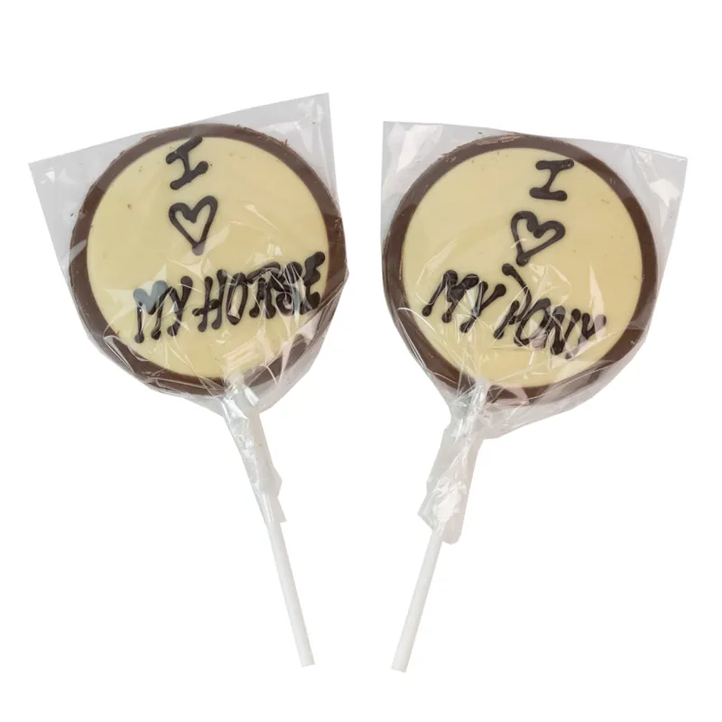 Jenkinsons Handmade Chocolate Lollipop - I Love My Horse/I Love My Pony