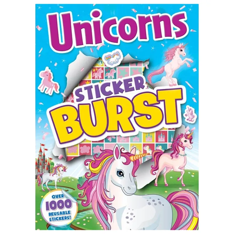 Jenkinsons Unicorn Sticker Burst Book
