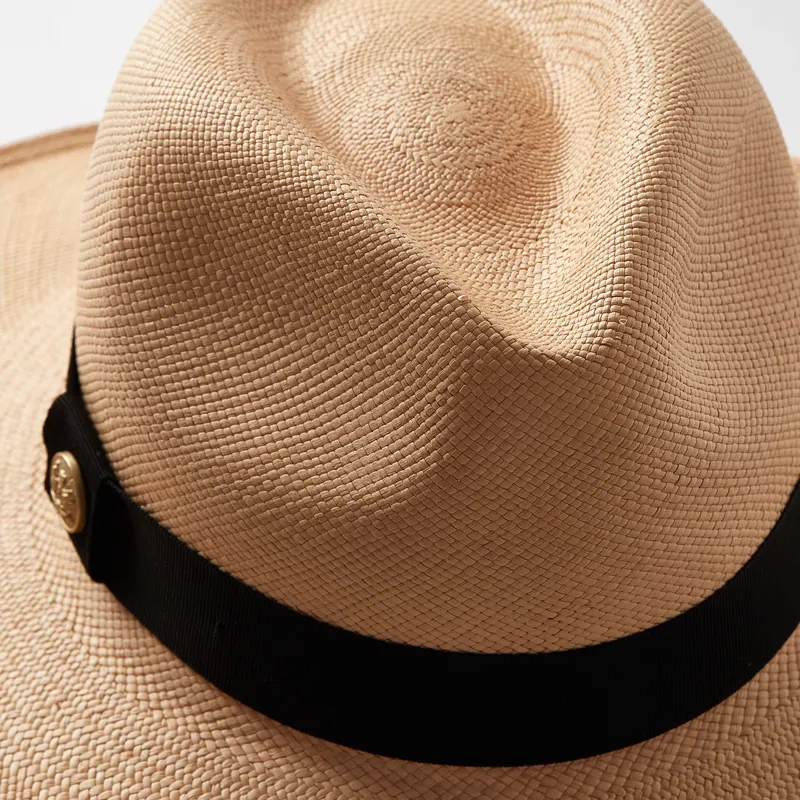 Holland Cooper Jessica Straw Sun Hat - Natural-2
