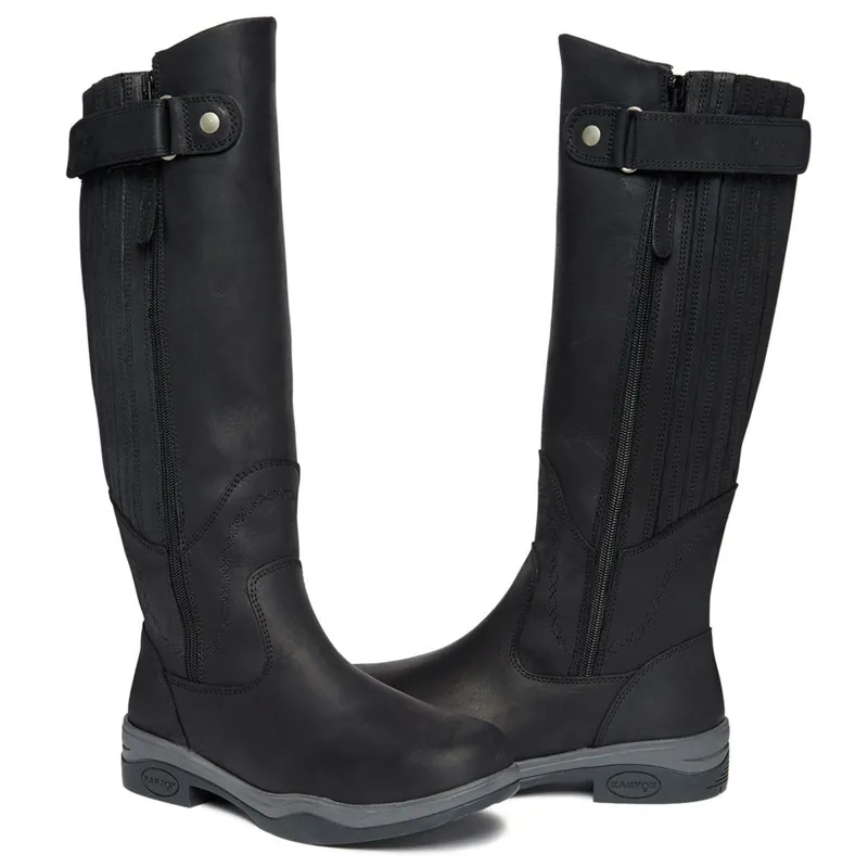 Kanyon Gorse X-Rider II Wide Waterproof Riding Boots - Black