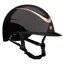 Karben Alina Ellipse Riding Hat - Black/Rose Gold 
