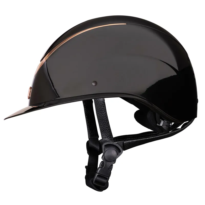 Karben Alina Ellipse Riding Hat - Black/Rose Gold -4