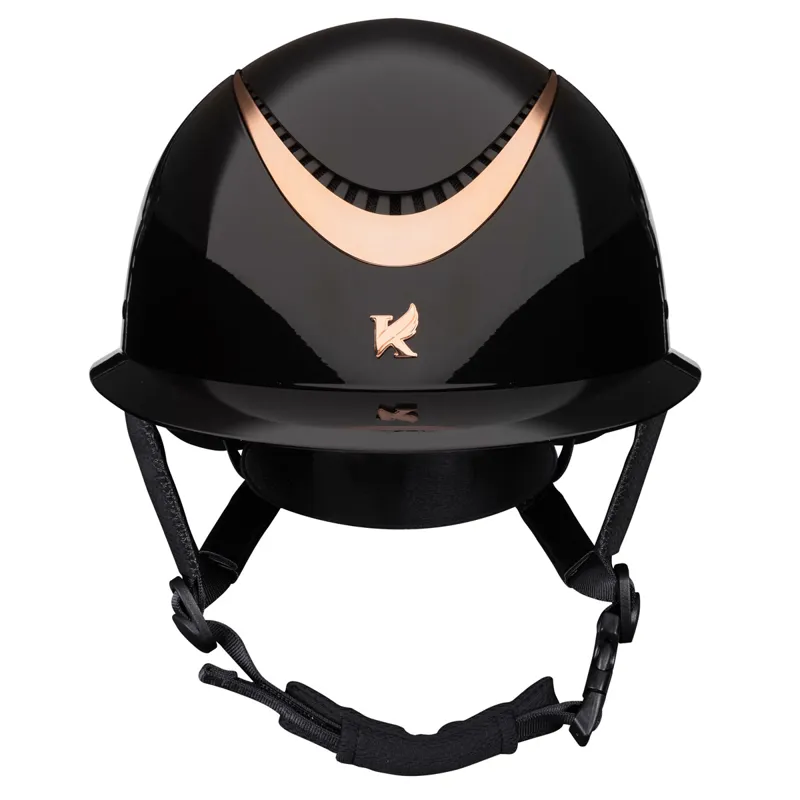 Karben Alina Ellipse Riding Hat - Black/Rose Gold -2