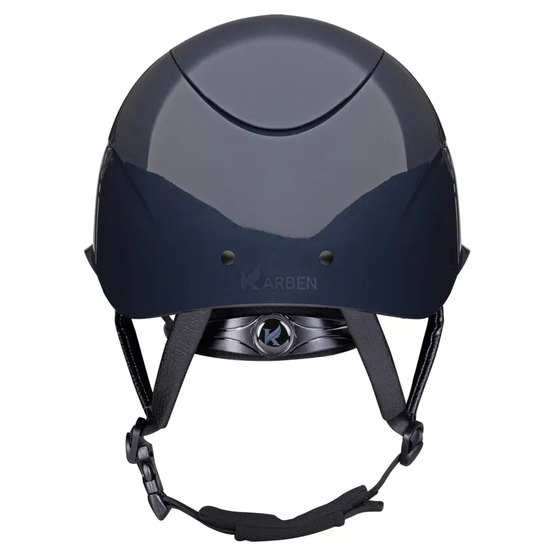 Karben Alina Ellipse Riding Hat - Navy/Rose Gold -3