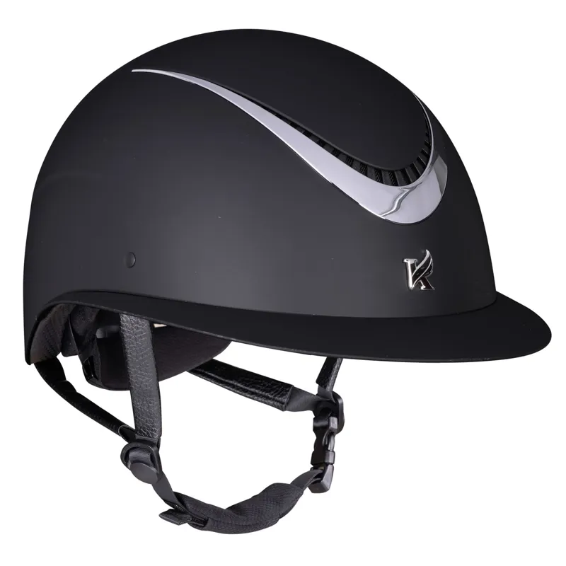 Karben Elisa Ellipse Riding Hat - Black/Silver -1