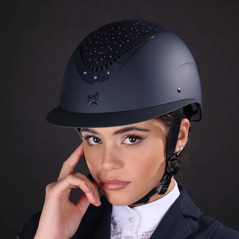 Karben Viola Ellipse Riding Hat - Navy -5