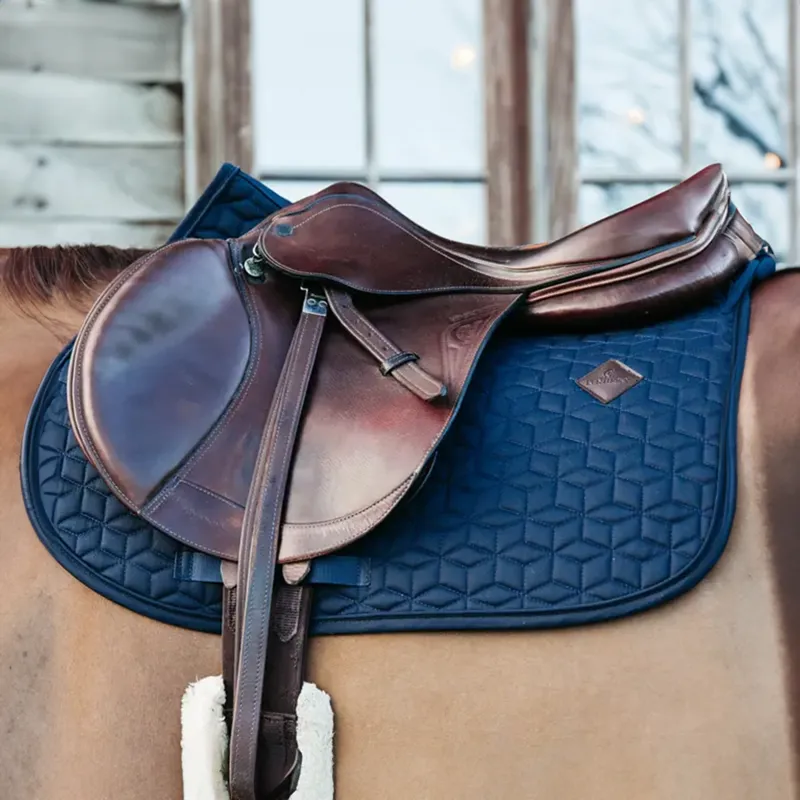 Kentucky Classic Jumping Saddlecloth - Navy-1