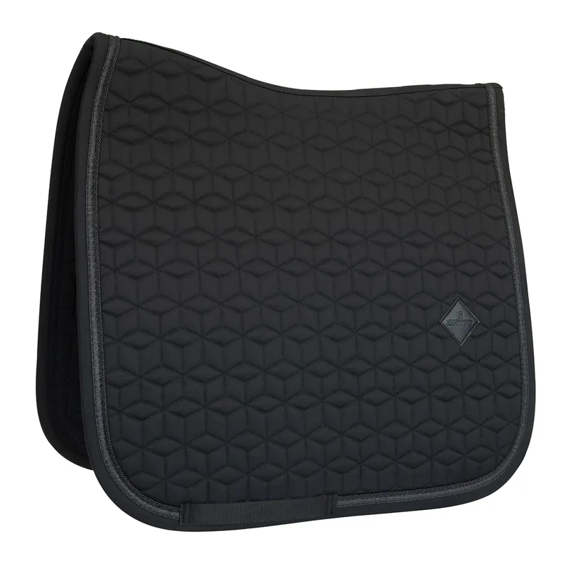 Kentucky Glitter Rope Dressage Saddlecloth - Black/Black