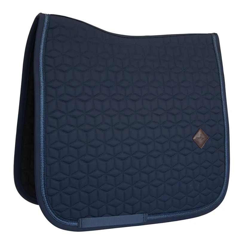Kentucky Glitter Rope Dressage Saddlecloth - Navy/Navy