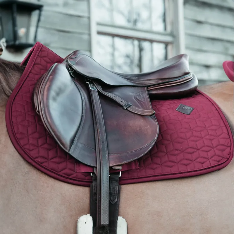 Kentucky Classic Jumping Saddlecloth - Bordeaux-1