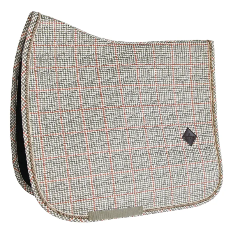 Kentucky Pied-de-Poule Dressage Saddlecloth - Beige