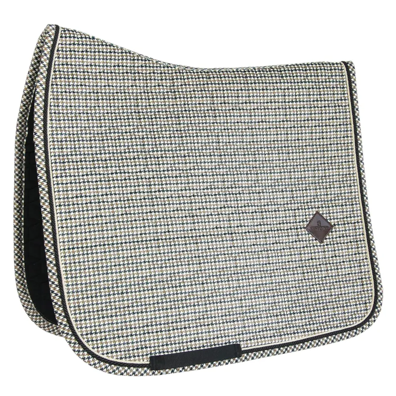 Kentucky Pied-de-Poule Dressage Saddlecloth - Brown