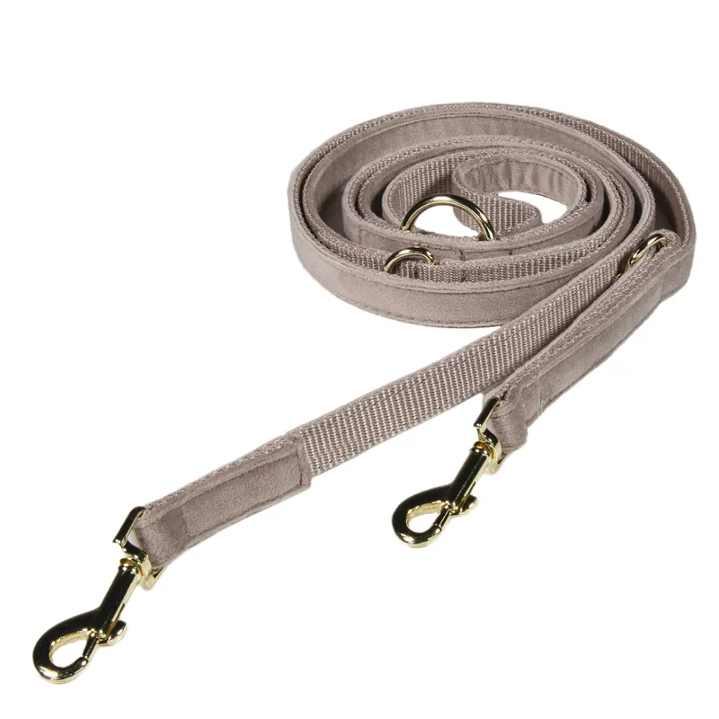 Kentucky Velvet Dog Lead - Beige