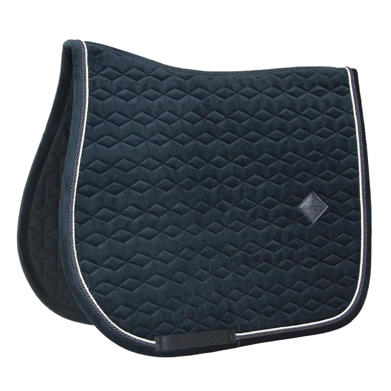 Kentucky Velvet Jumping Saddlecloth - Black